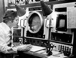 Don Davis is pictured at the old National Weather Service office at the Grand Island airport. 
